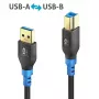 Cable PureLink FlexInstall USB-A a USB-B USB 3.0 5Gbps 1,50m negro