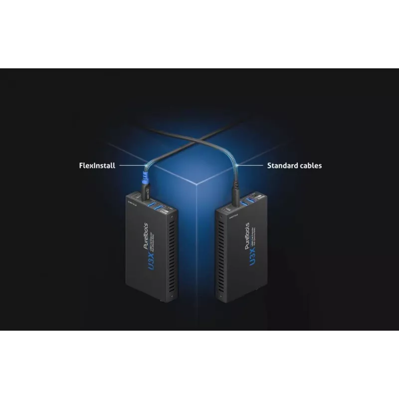 Cable PureLink FlexInstall USB-A a USB-B USB 3.0 5Gbps 1,50m negro