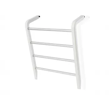 Perchero de puerta LEIFHEIT con 6 ganchos, blanco, montaje sobre puerta, sin herramientas, apto para puertas de hasta 40 mm