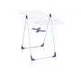Tendedero Classic 200 Flex LEIFHEIT, 20 m de tendedero, tendedero de alas plegable, blanco/azul