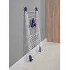 Tendedero Classic 200 Flex LEIFHEIT, 20 m de tendedero, tendedero de alas plegable, blanco/azul