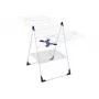 Tendedero Classic 250 Flex LEIFHEIT - 25 m de tendedero, alas ajustables en altura, plegable, blanco/azul