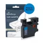 Cartucho de cinta de escritura de plástico MediaRange, sustituye a Dymo D1 40916/S0720710, 9 mm x 7 m, laminado, adhesivo permanente, negro sobre azul (MRDY40916)