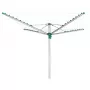 LEIFHEIT Linomatic 400 Easy tendedero giratorio 40 m, aluminio, plata/azul