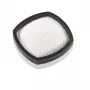 LEIFHEIT microfiltro MIF para aspirador de batería Regulus PowerVac 2en1 – filtro de repuesto lavable y reutilizable, filtra polvo fino, alérgenos y pelo de mascotas, blanco/gris