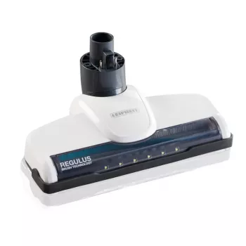 LEIFHEIT Regulus PowerVac 2en1 aspirador escoba de batería con unidad de mano, 20V Li-Ion, 40min de autonomía, depósito de polvo de 0,45L, luces LED, blanco/gris/azul