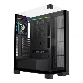 Caja de PC FSP U691-BP Ultra Tower E-ATX, sin fuente de alimentación, negra