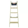 HAILO H77 ComfortLine escalera de tijera de madera de doble acceso 2x5 peldaños