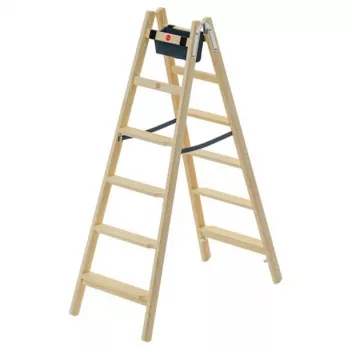 HAILO escalera de doble acceso H77 ComfortLine madera 2x6 peldaños