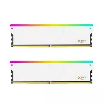 V-Color Manta XSky RGB 32GB (2x16GB) DDR5-6000 CL28 AMD EXPO blanco kit de memoria RAM para PC de sobremesa