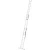 HAILO ProfiStep Combi escalera de aluminio 3x12 peldaños