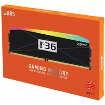 V-Color Manta XFinity+ aRGB 32GB (2x16GB) DDR5-6000 CL28 kit de memoria RAM para PC de sobremesa, negro