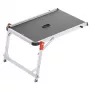 HAILO TP2 Pro plataforma para escaleras – plataforma de trabajo de aluminio ajustable para escaleras, 150 kg, EN 131