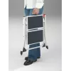 HAILO escalera plegable MK60 StandardLine acero 2 peldaños blanco