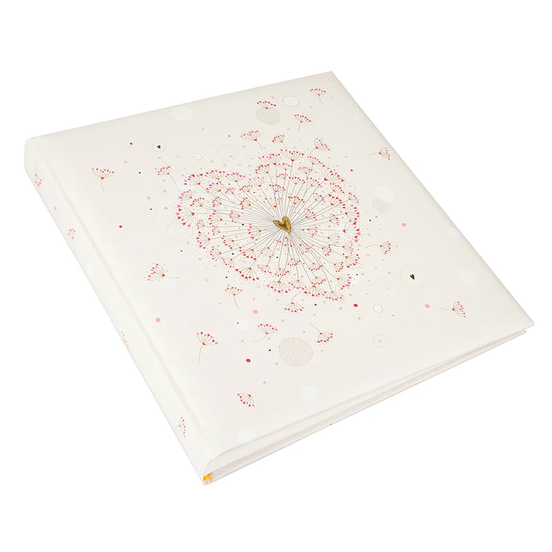 Goldbuch Golden Heart álbum de fotos de boda 30x31 cm, 60 páginas blancas, corazones de lámina dorada 08 062