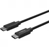 ANSMANN cable de datos y carga USB-C a USB-C, 1,2 m, 60W Power Delivery, negro