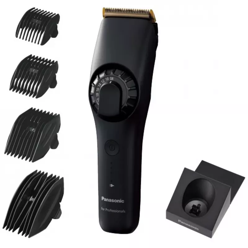 Panasonic ER-DGP90 cortapelos profesional con motor lineal y 3 peines de corte