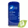 AF APCC100 ECO toallitas de limpieza universales para puestos de trabajo, 100 toallitas, antiestáticas, sin alcohol, sin pelusa