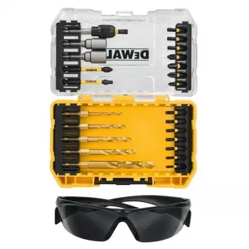 DEWALT DT70735T-QZ set de 25 puntas de atornillar EXTREME FLEXTORQ con portapuntas magnético, maletín TSTAK