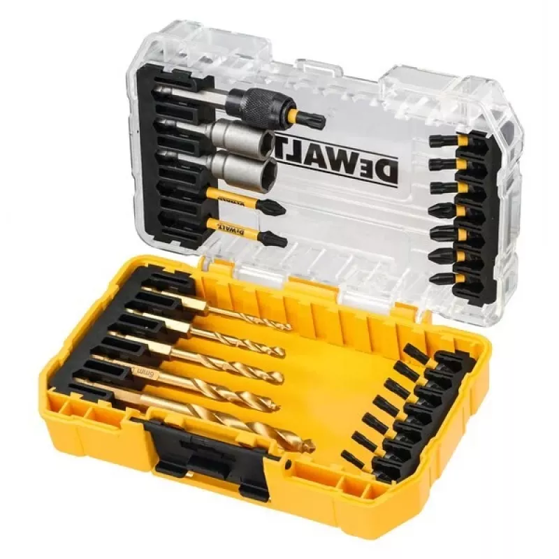DEWALT DT70735T-QZ set de 25 puntas de atornillar EXTREME FLEXTORQ con portapuntas magnético, maletín TSTAK