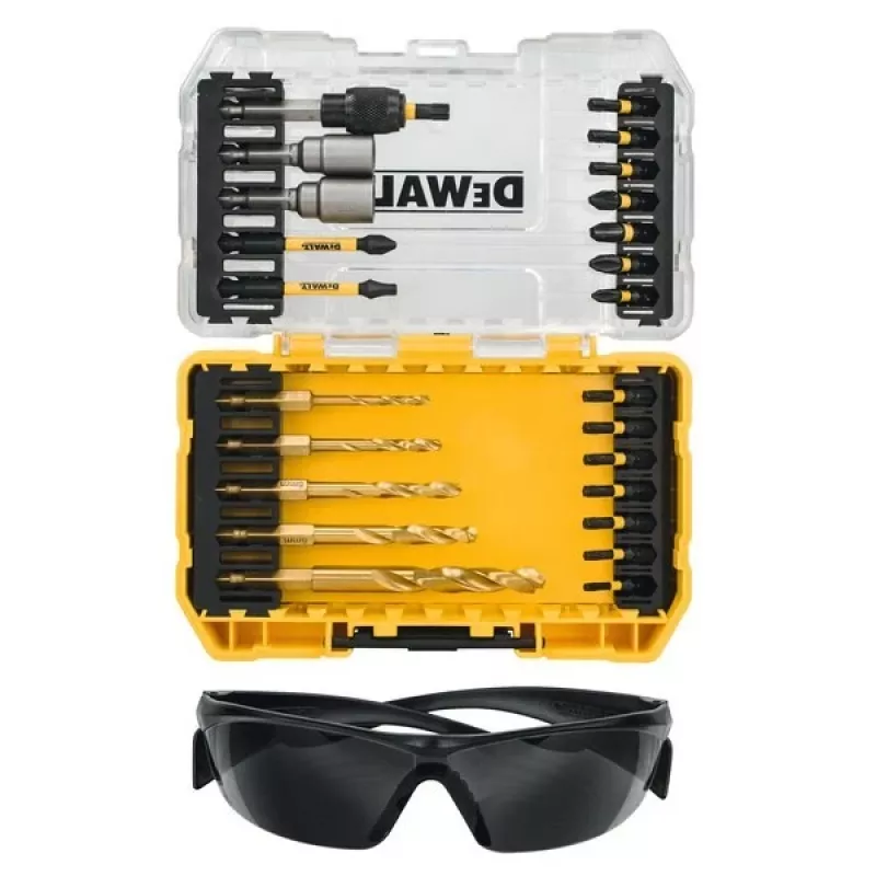 DEWALT DT70735T-QZ set de 25 puntas de atornillar EXTREME FLEXTORQ con portapuntas magnético, maletín TSTAK