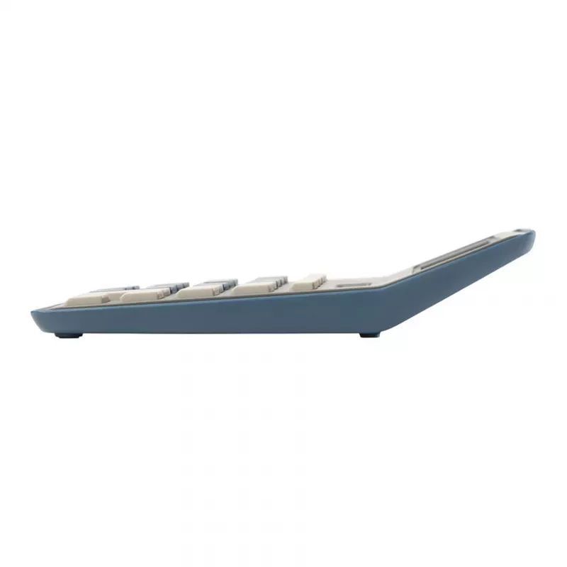 Genie 840 DB calculadora de sobremesa con pantalla inclinable, 10 dígitos, Azul/Gris, alimentación por red y batería