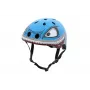 Hornit Shark casco de bicicleta para niños con luz LED, Azul/Gris, 48-53 cm