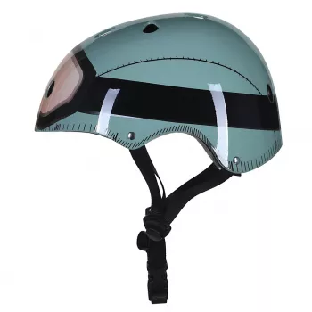 Hornit Military casco de bicicleta para niños 53-58 cm con luz LED trasera