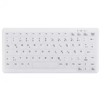 CONTOUR DESIGN Active Key MedicalKey AK-C4110 teclado inalámbrico, QWERTZ DE, blanco, IP68 desinfectable, recargable
