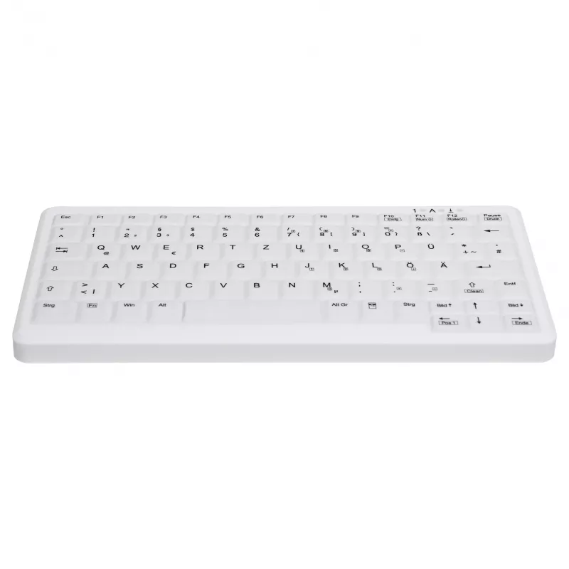 CONTOUR DESIGN Active Key MedicalKey AK-C4110 teclado inalámbrico, QWERTZ DE, blanco, IP68 desinfectable, recargable