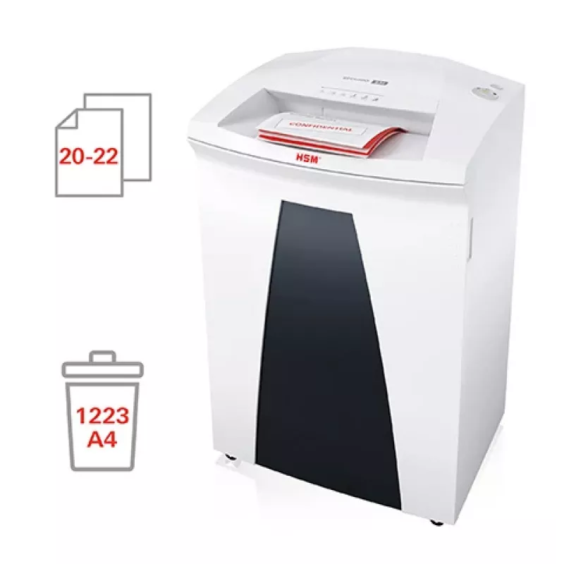 HSM SECURIO B34 destructora de documentos con pretriturador de corte en partículas