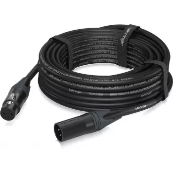 Behringer PMC-1000CM cable de micrófono conector hembra XLR a conector macho XLR 10m negro
