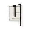 Nedis PACU110A4 cortapapeles rotativo A4 10 hojas negro gris