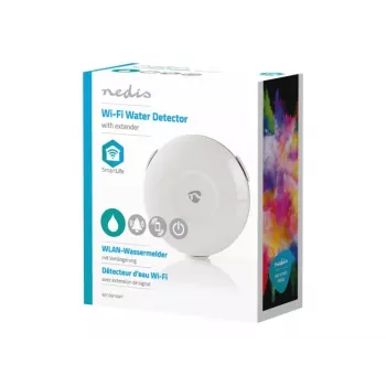 NEDIS SmartLife detector de agua Wi-Fi WIFIDW10WT blanco