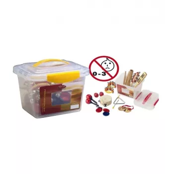 Stagg CPK 02 batería junior de 5 piezas con cascos de álamo, platillos, hardware y taburete – ideal para niños de 3 a 10 años