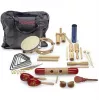 Stagg CPJ 05 batería acústica junior con 5 tambores, platillos, hardware y taburete, negra