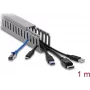 Delock canaleta para cables 30 x 50 mm, 1 m, gris