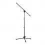 CAYMON CST320/B pie de micrófono jirafa con brazo de 800 mm, negro