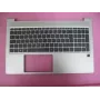 HP ProBook 450/455 G6/G7 conjunto de cubierta superior con teclado francés AZERTY, sin lector de tarjetas inteligentes, Natural Silver