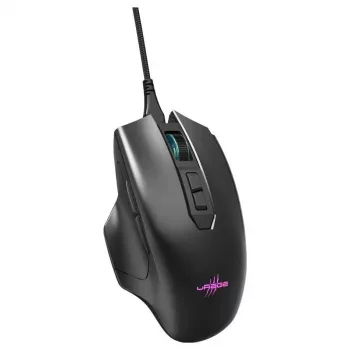 Hama uRage Reaper 410 ratón gaming óptico con cable, 12000 DPI, 6 botones programables, RGB, negro