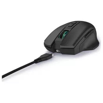 Hama uRage Reaper 410 ratón gaming óptico con cable, 12000 DPI, 6 botones programables, RGB, negro