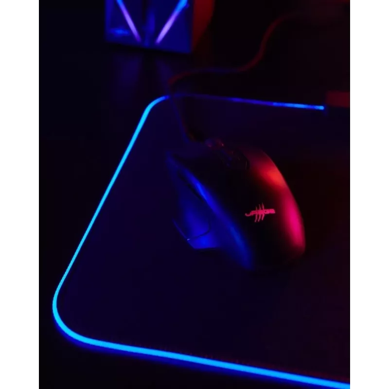 Hama uRage Reaper 410 ratón gaming óptico con cable, 12000 DPI, 6 botones programables, RGB, negro