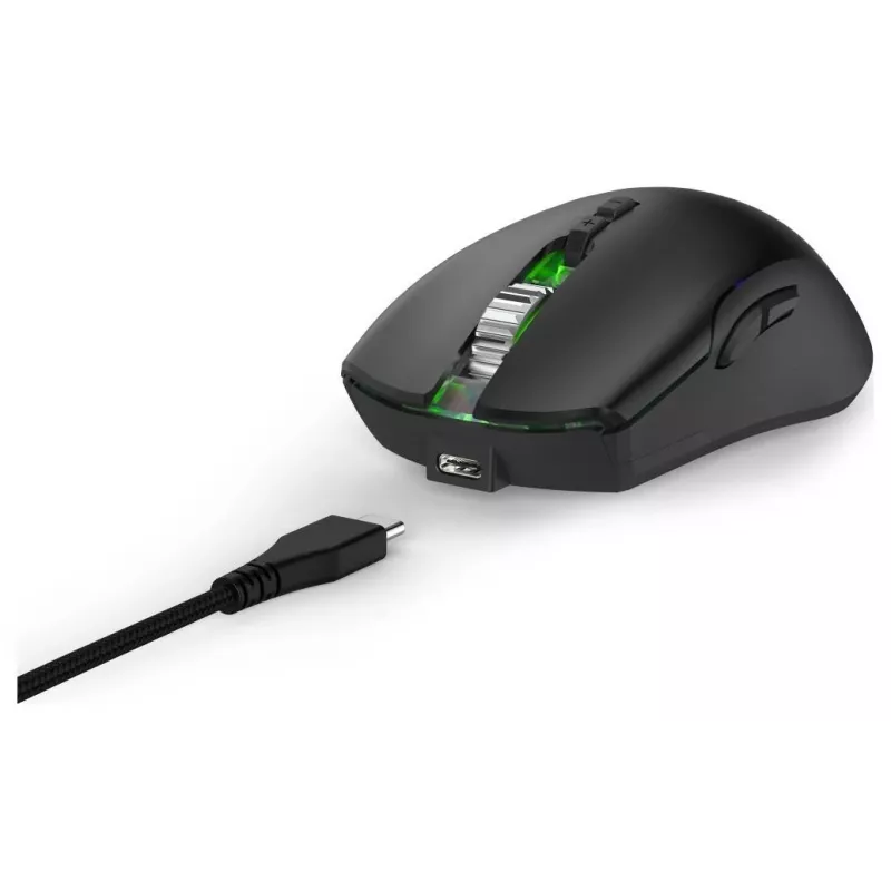 Hama uRage Reaper 510 ratón gaming inalámbrico, 16000 DPI, óptico, negro