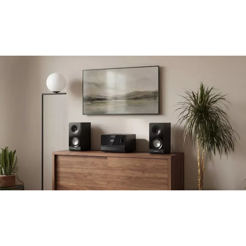 Blaupunkt MS49DAB microcadena Hi-Fi con DAB+ y Bluetooth, negra
