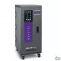 Qoltec estabilizador de tensión trifásico con servomotor AVR 15kVA con pantalla LCD, precisión ±3%, Expert Line