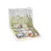 KEEEPER esterilla de viaje Antek Winnie the Pooh, plegable, blanca, 70 x 50 x 5 cm