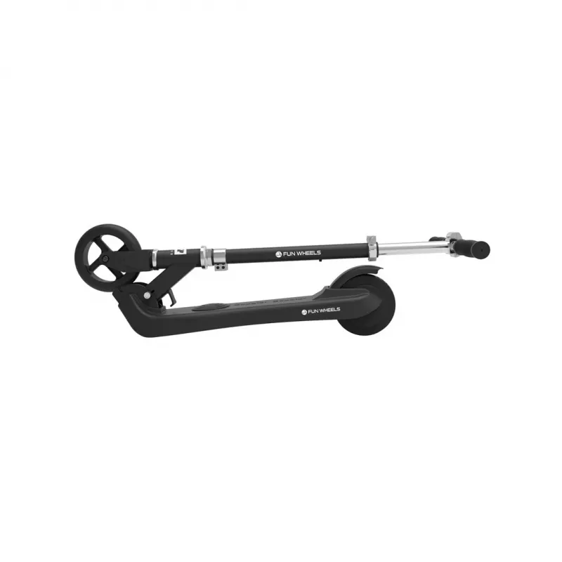REBEL FUN WHEELS BLACK patinete eléctrico 250W 25km/h 8 pulgadas ruedas de goma maciza