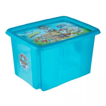 KEEEPER caja con tapa 30L Karolina Paw Patrol 45x35x27cm azul claro