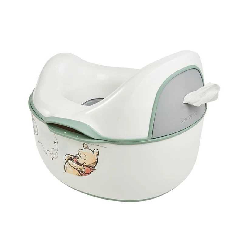 KEEEPER Kasimir Winnie the Pooh orinal entrenador multifuncional 4-en-1, blanco, 34,9 x 31,5 x 26,2 cm