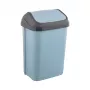 KEEEPER Swantje Cubo de basura 10L con tapa giratoria, Azul